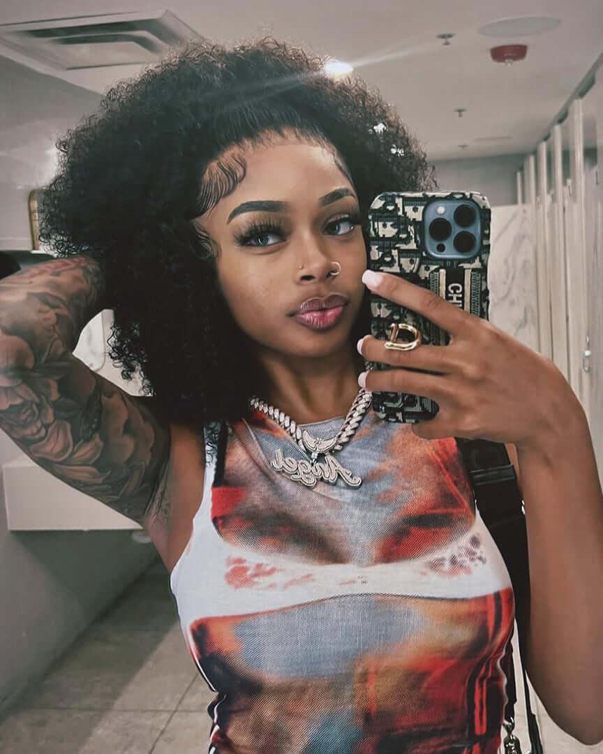 QVR Kinky Curly Short Bob Wigs 13x4 Lace Virgin Human Hair Wigs - Image 3