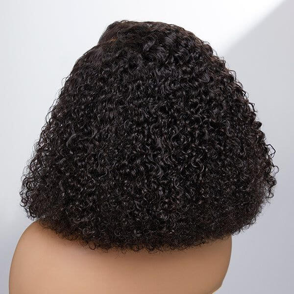 QVR Kinky Curly Short Bob Wigs 13x4 Lace Virgin Human Hair Wigs - Image 7