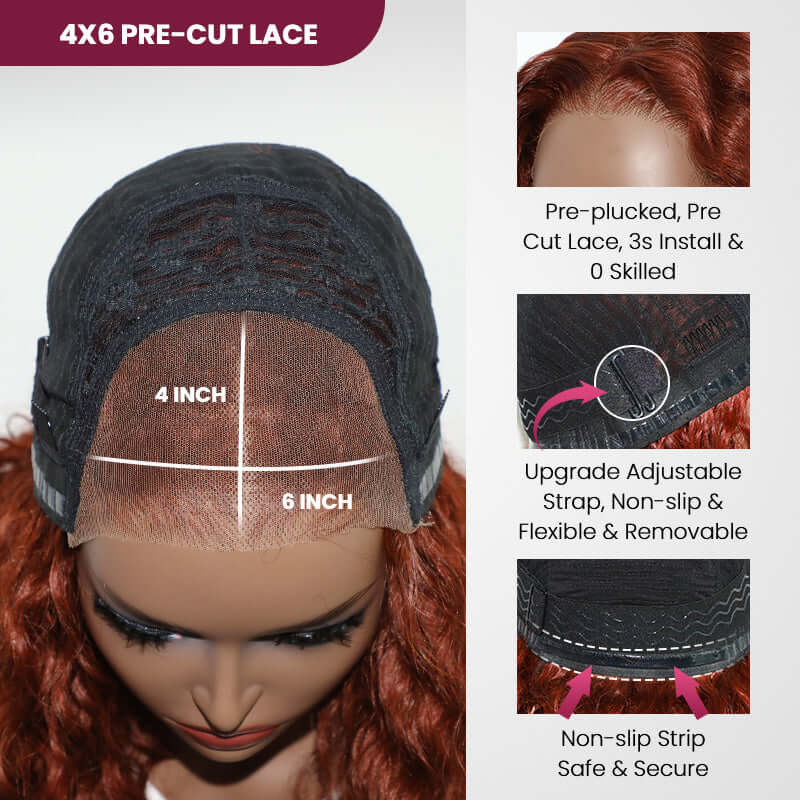 QVR Kinky Curly Short Bob Wigs 13x4 Lace Virgin Human Hair Wigs - Image 9