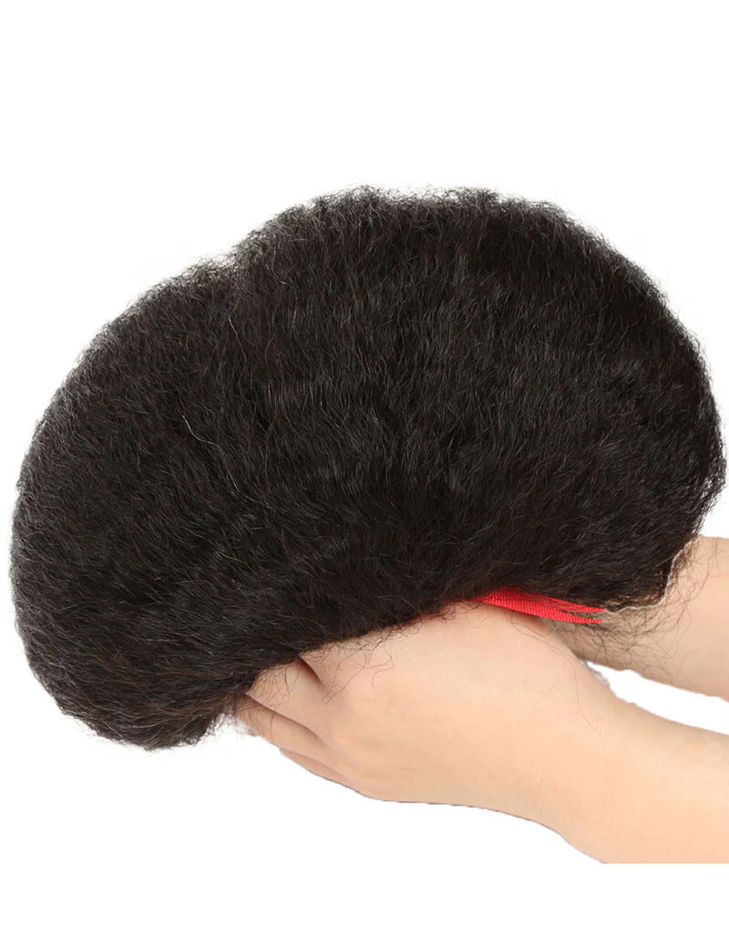 QVR Kinky Straight 4 Bundles Unprocessed Virgin Human Hair Weaves - Image 4