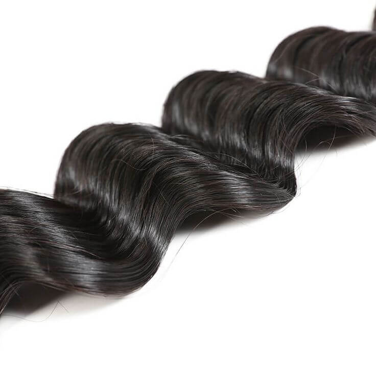 QVR Loose Deep Wave Human Hair Weaves 1 Bundle - Image 4