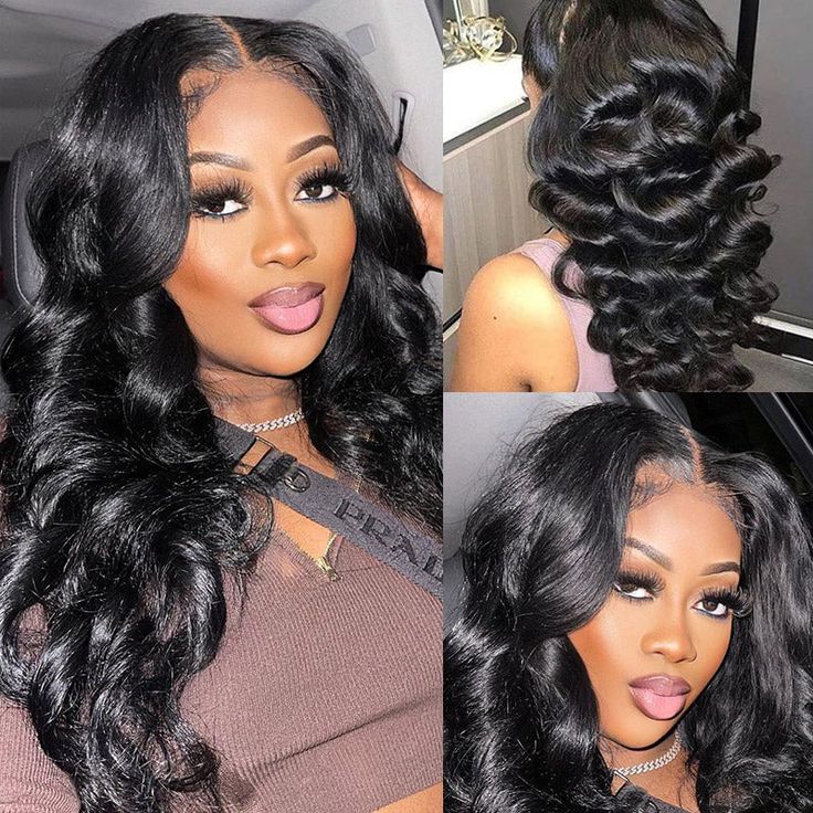 QVR Loose Wave Wedding Hairyle Transparent Wig 13x4 Lace Frontal Virgin Human Hair Wigs - Image 2