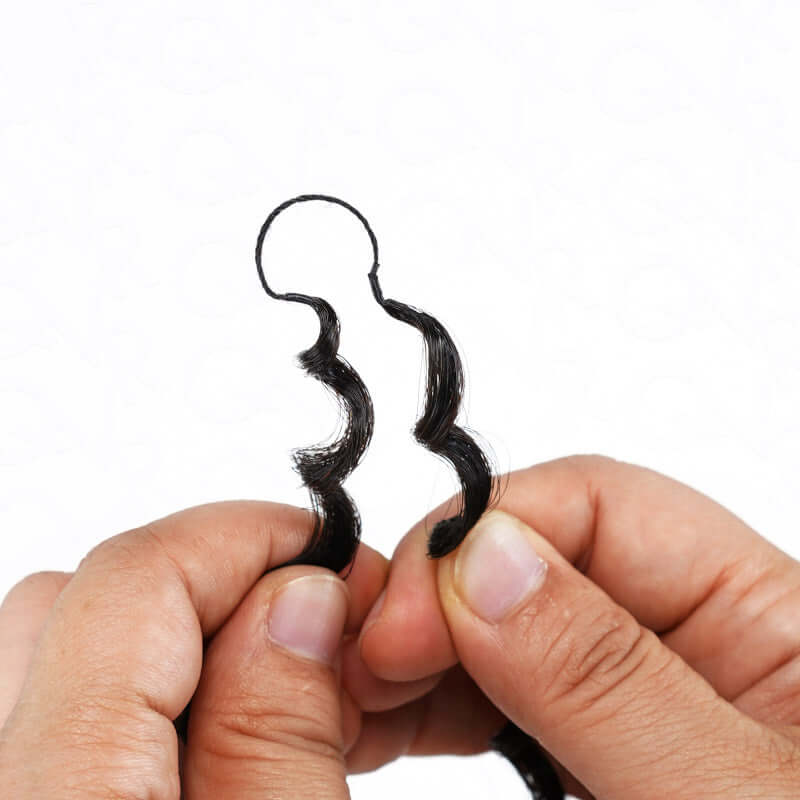 QVR Ombre Brown #T1B/4 Human Crochet Hair Small Kinky Curly Machine Made Feather Crochet Hairstyle - Image 13