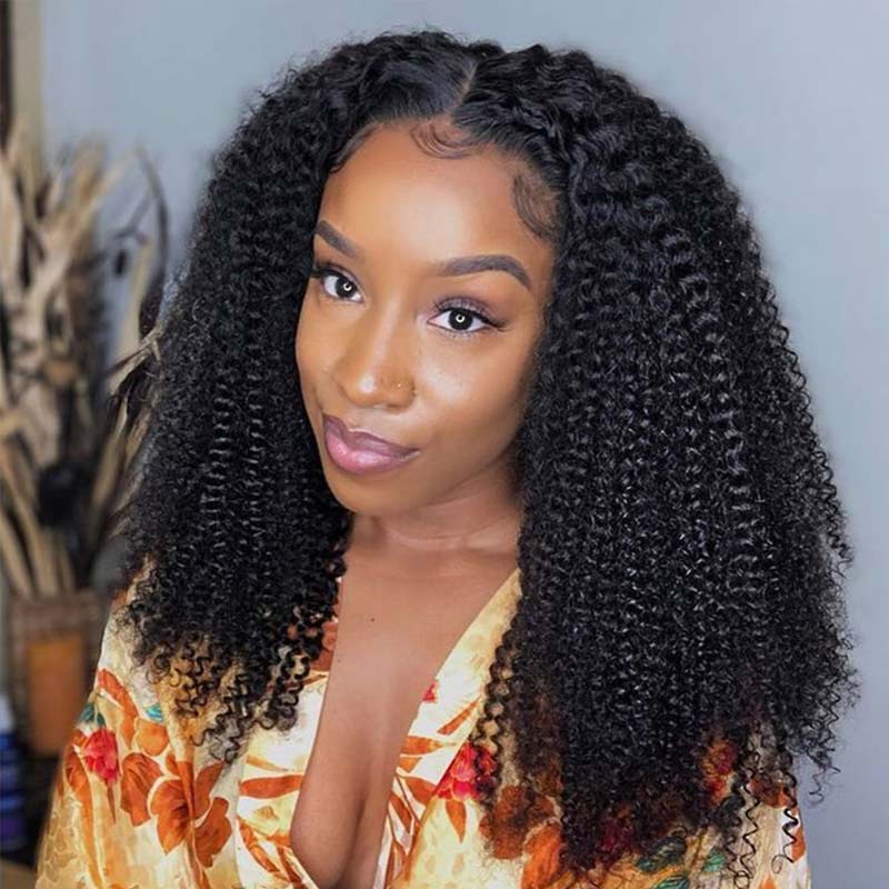 QVR Glueless Pre-cut 4x6 HD Lace Closure Human Hair Wig Afro Curly Wear & Go Wigs Beginner Friendly - Image 6