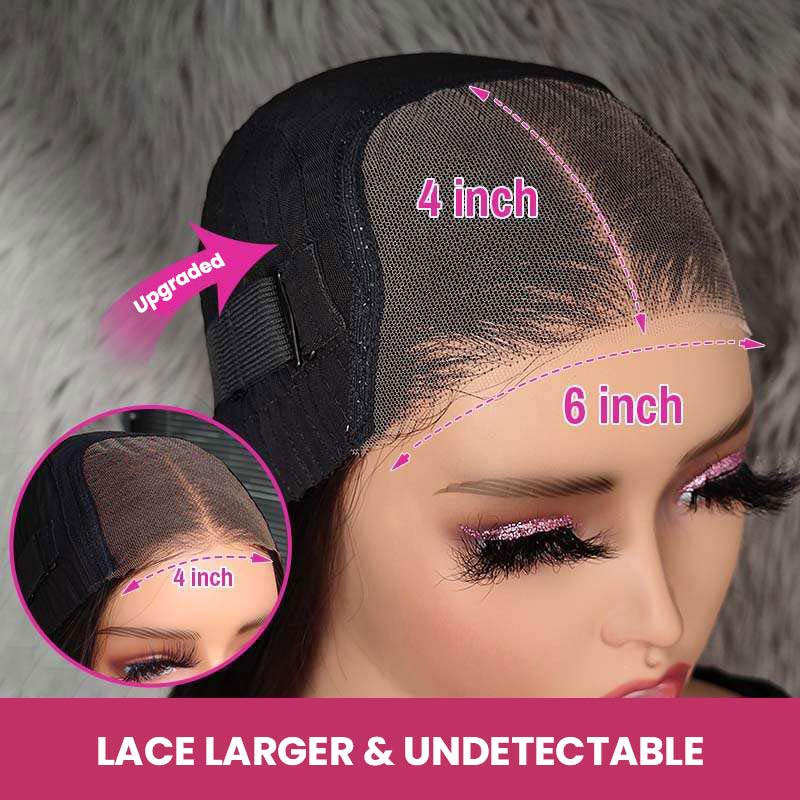 QVR Glueless Pre-cut 4x6 HD Lace Closure Human Hair Wig Afro Curly Wear & Go Wigs Beginner Friendly - Image 8