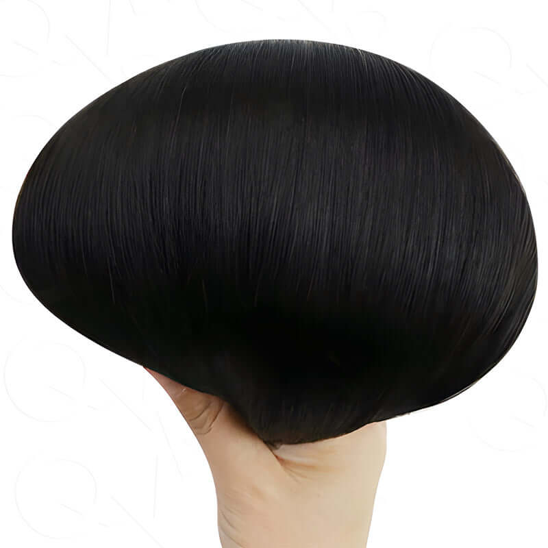 QVR Quick Weave Human Hair Bundles Natural Black Straight Invisible Genius Weft Sew In Hair Extensions - Image 11