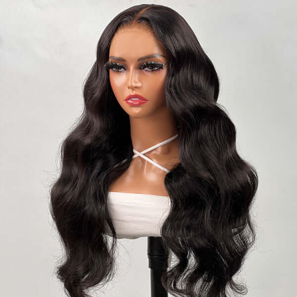 QVR Real Glueless Straight/Body Wave HD Pre Cut Lace Front Human Hair Wigs 210% Density - Image 7