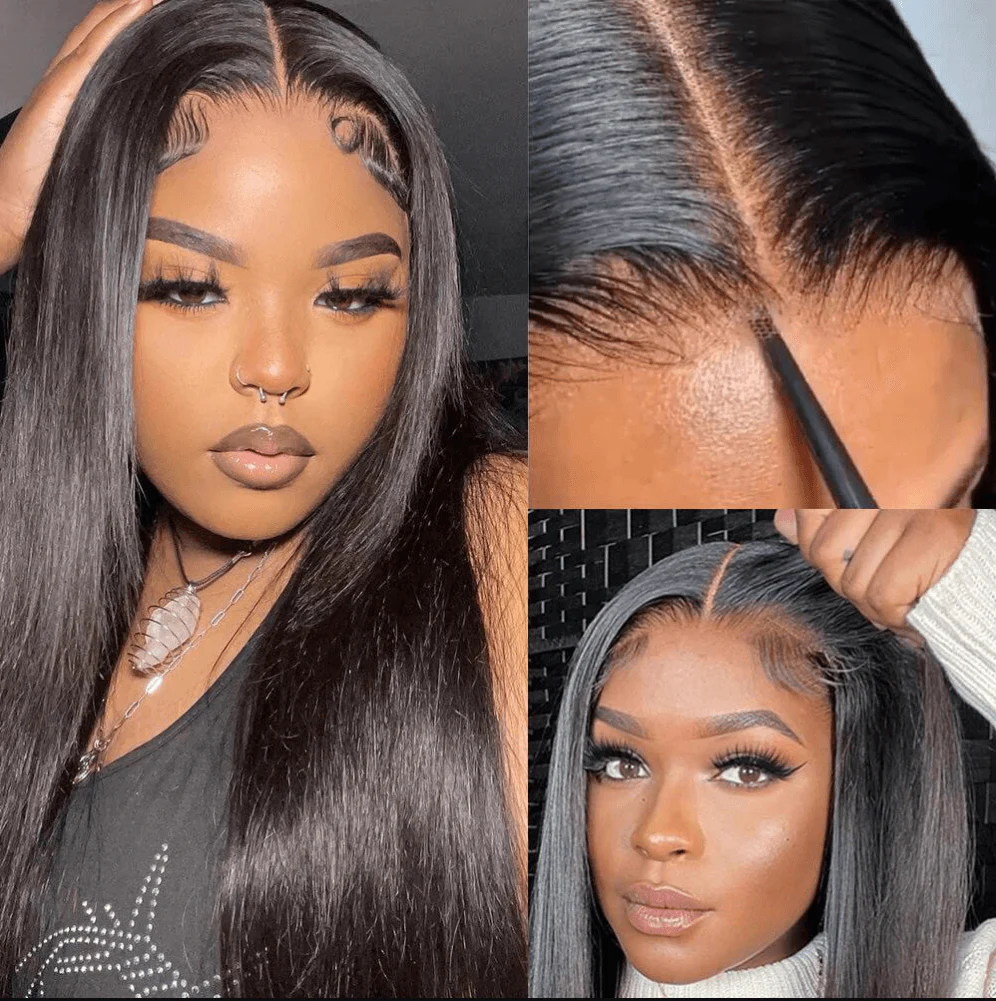QVR Real Glueless Straight/Body Wave HD Pre Cut Lace Front Human Hair Wigs 210% Density - Image 8