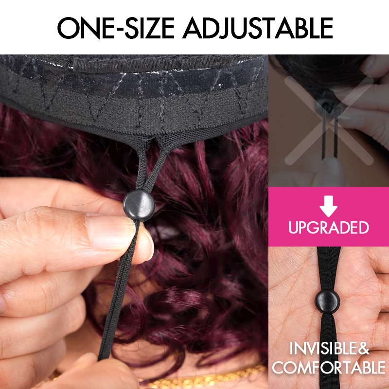 QVR Salt Pepper Kinky Curly V Part Wigs No Leave Out Invisible Lace Edge Human Hair Wig - Image 7