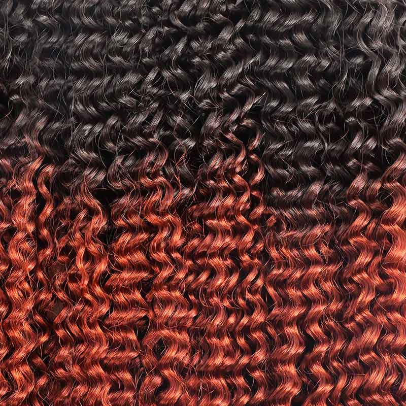 QVR #T1B/350 Crochet Hair Small Kinky Curly Machine Made Feather Human Hair Extension - Image 6