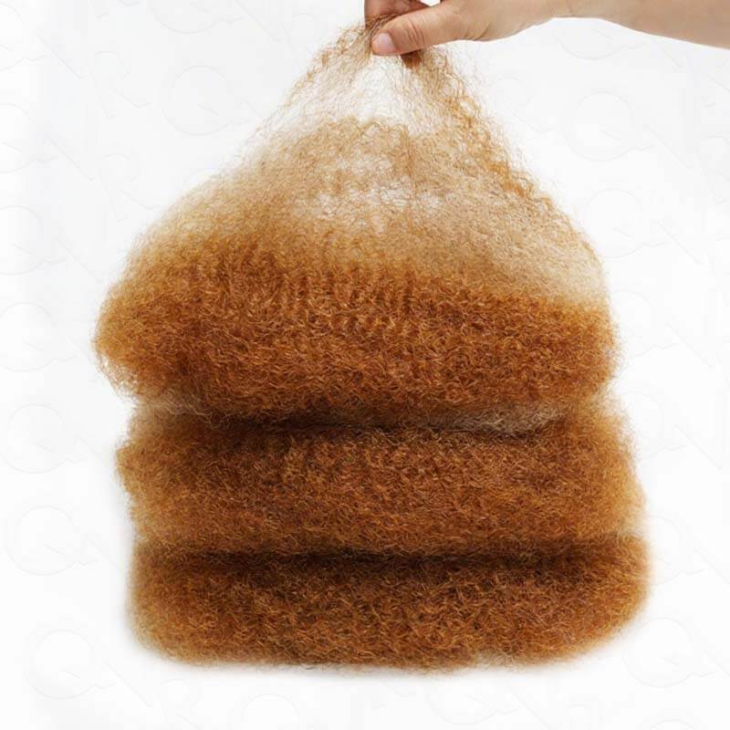 QVR Two Colors #P18/30 Afro Kinky Bulk Human Hair for Mini Twist Braiding Dreadlock - Image 5