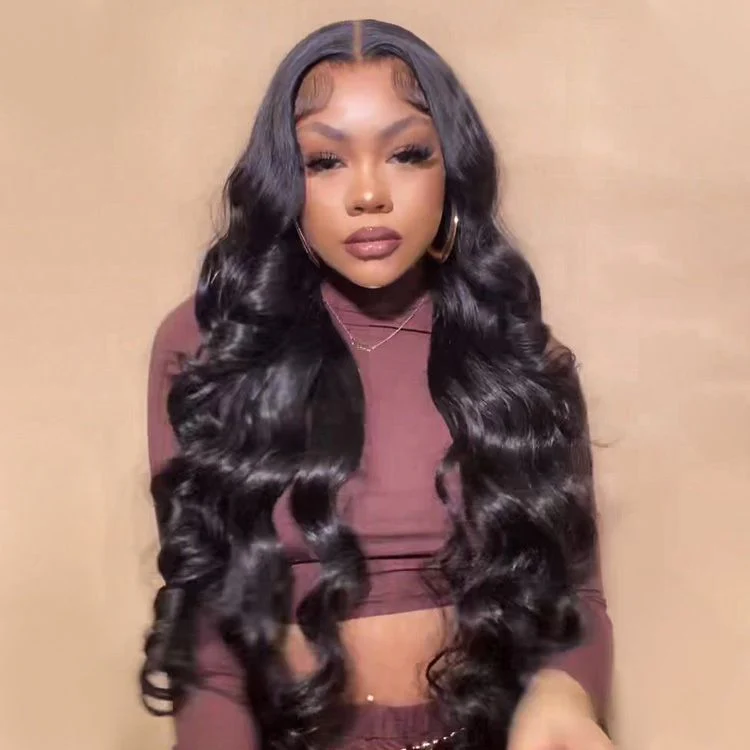 QVR Undetectable 5x5 HD Lace Human Hair Wigs Body Wave Lace Closure Wig - Image 4