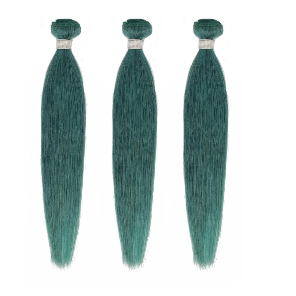 QVR Virgin Human Hair Green Hair Bundle - Image 5