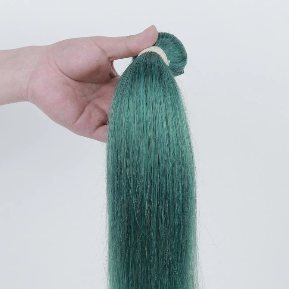 QVR Virgin Human Hair Green Hair Bundle - Image 6