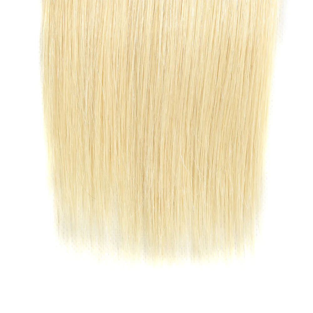 QVR Virgin Human Hair Straight Hair Blonde Bundle 1pc - Image 5