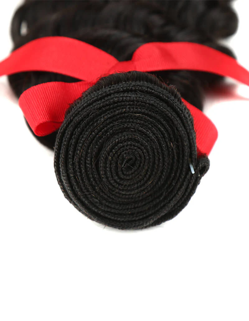 QVR Deep Wave Human Hair Weaves 1 Bundle - Image 3