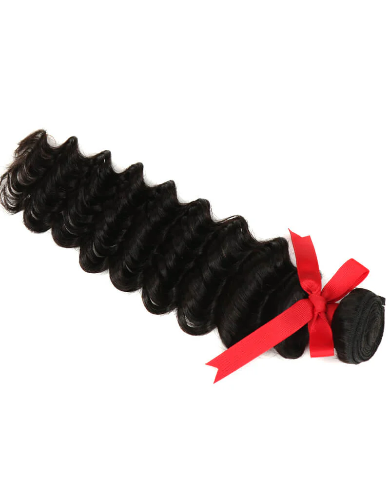 QVR Deep Wave Human Hair Weaves 1 Bundle - Image 5