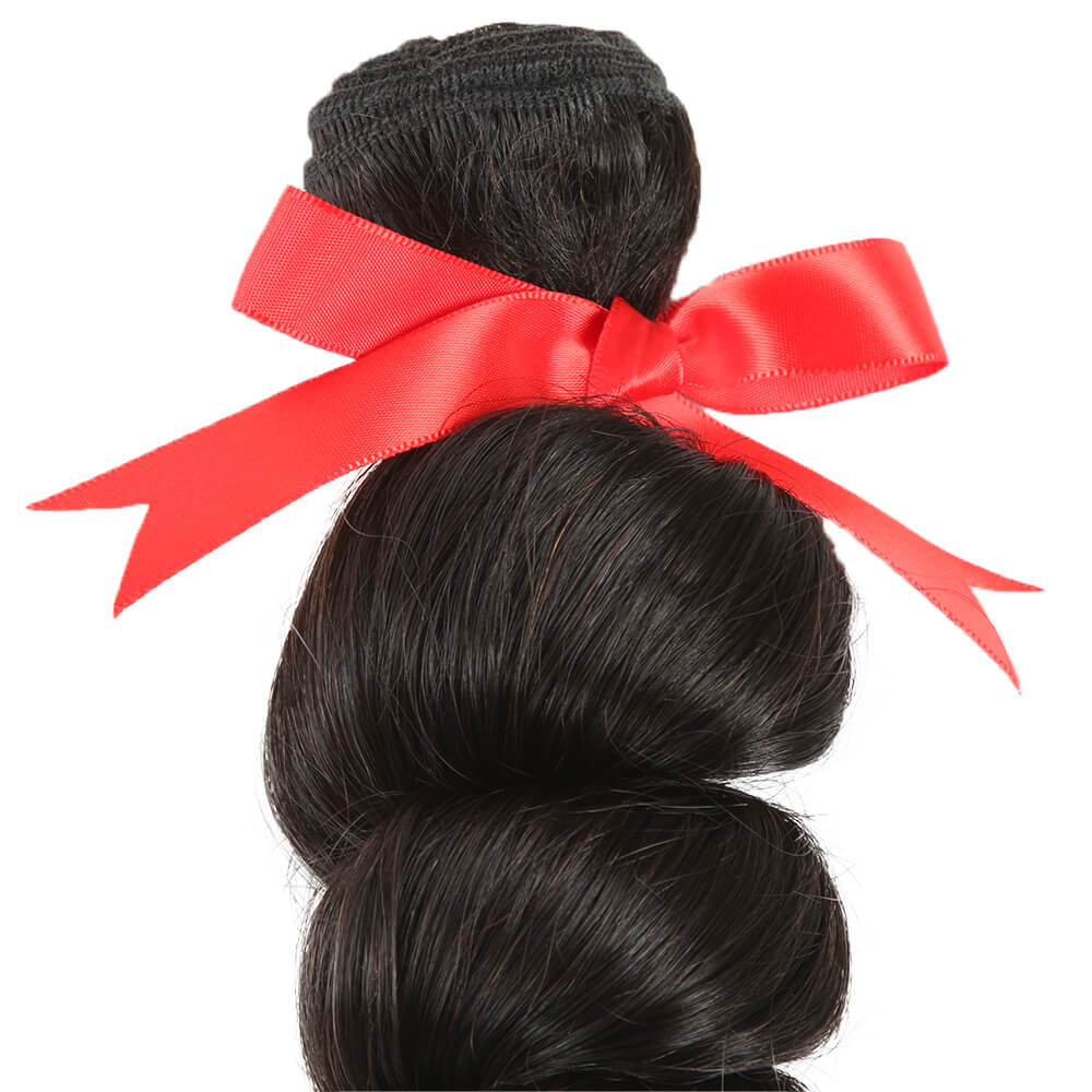 QVR Loose Wave Human Hair Weaves 1 Bundle - Image 5