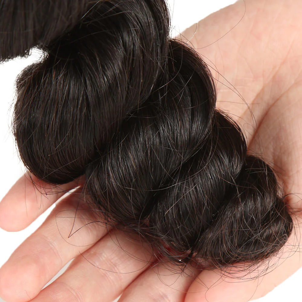 QVR Loose Wave Human Hair Weaves 1 Bundle - Image 6