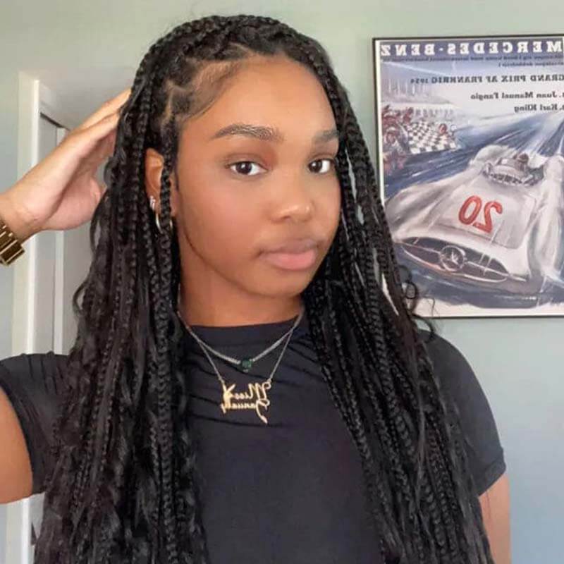 BOGO|Body Wave Bulk Hair Extensions for Boho Knotless Braiding - Image 5