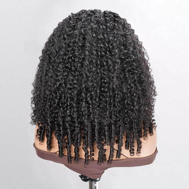 US Only|QVR #1B Burmese Curly Half Wig - Image 8