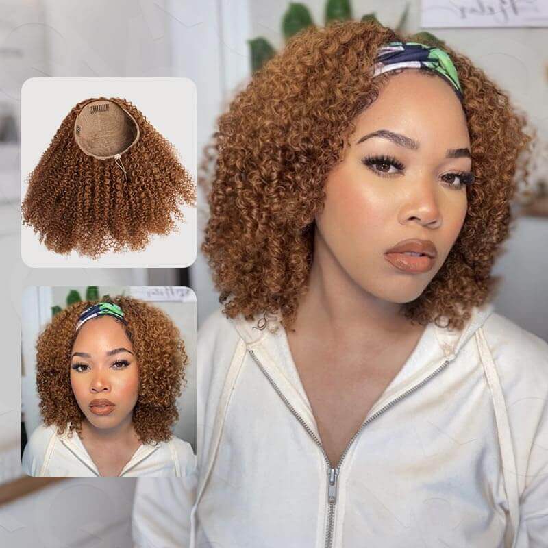 US Only|QVR #1B Kinky Straight Half Wig - Image 12