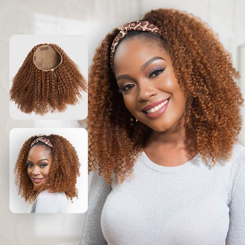 US Only|QVR #1B Kinky Straight Half Wig - Image 13
