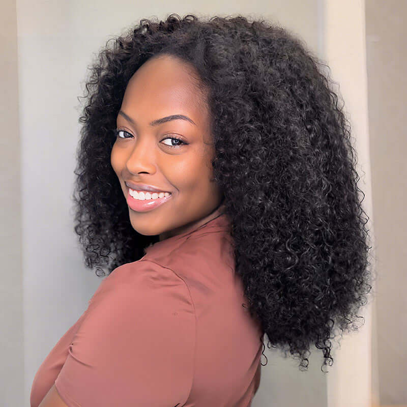 US Only|QVR #1B Twist Curly Half Wig - Image 5