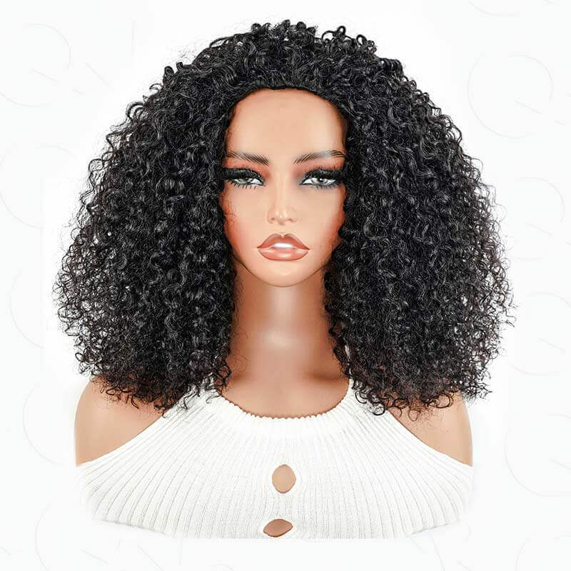 US Only|QVR #1B Twist Curly Half Wig - Image 7