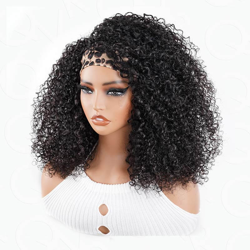 US Only|QVR #1B Twist Curly Half Wig - Image 9