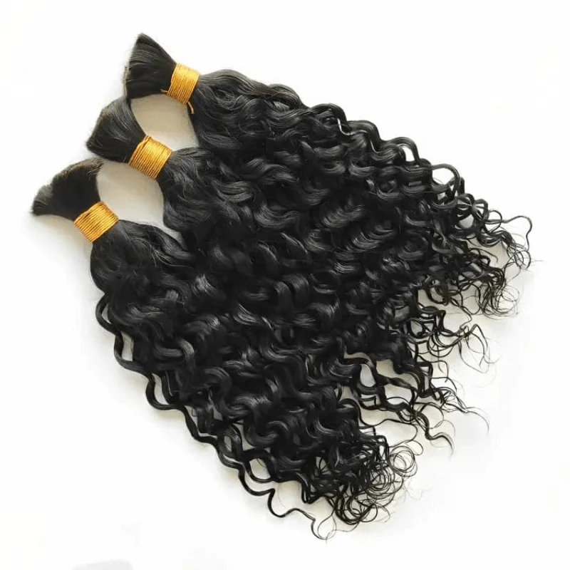 US Only|QVR #1B Water Wave Bulk Braiding Hair - Image 8