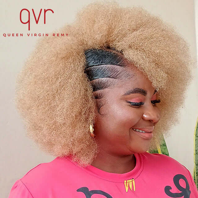 US Only|QVR #27 Afro kinky Bulk Human Hair - Image 4