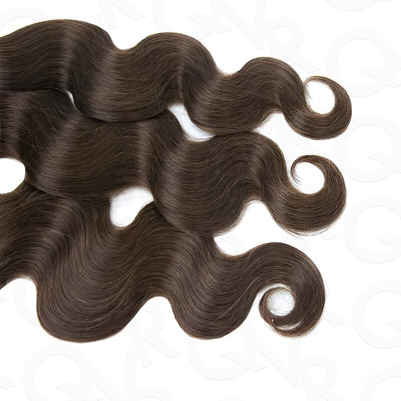 US Only|QVR #4 Body Wave Feather Crochet Human Hair - Image 3