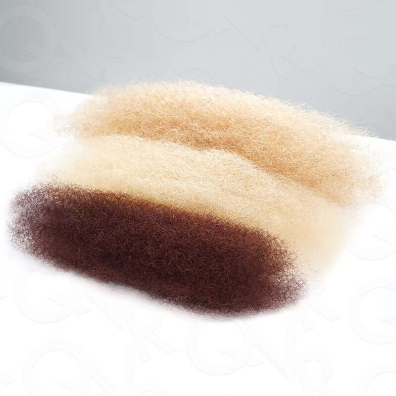 QVR 1 Pack Two Colors #6/SOrange4 Afro Kinky Bulk Human Hair - Image 7