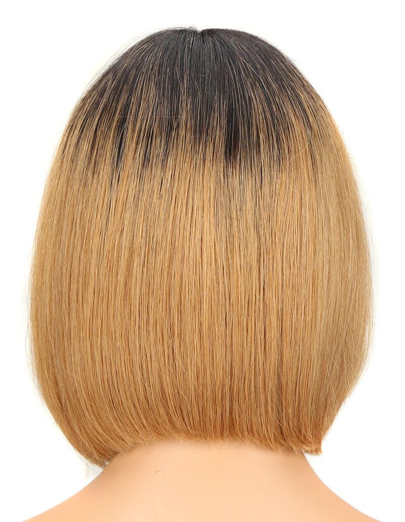 QVR Lace Front Human Hair Wigs 10" Bob Wig | LYNA - Image 4